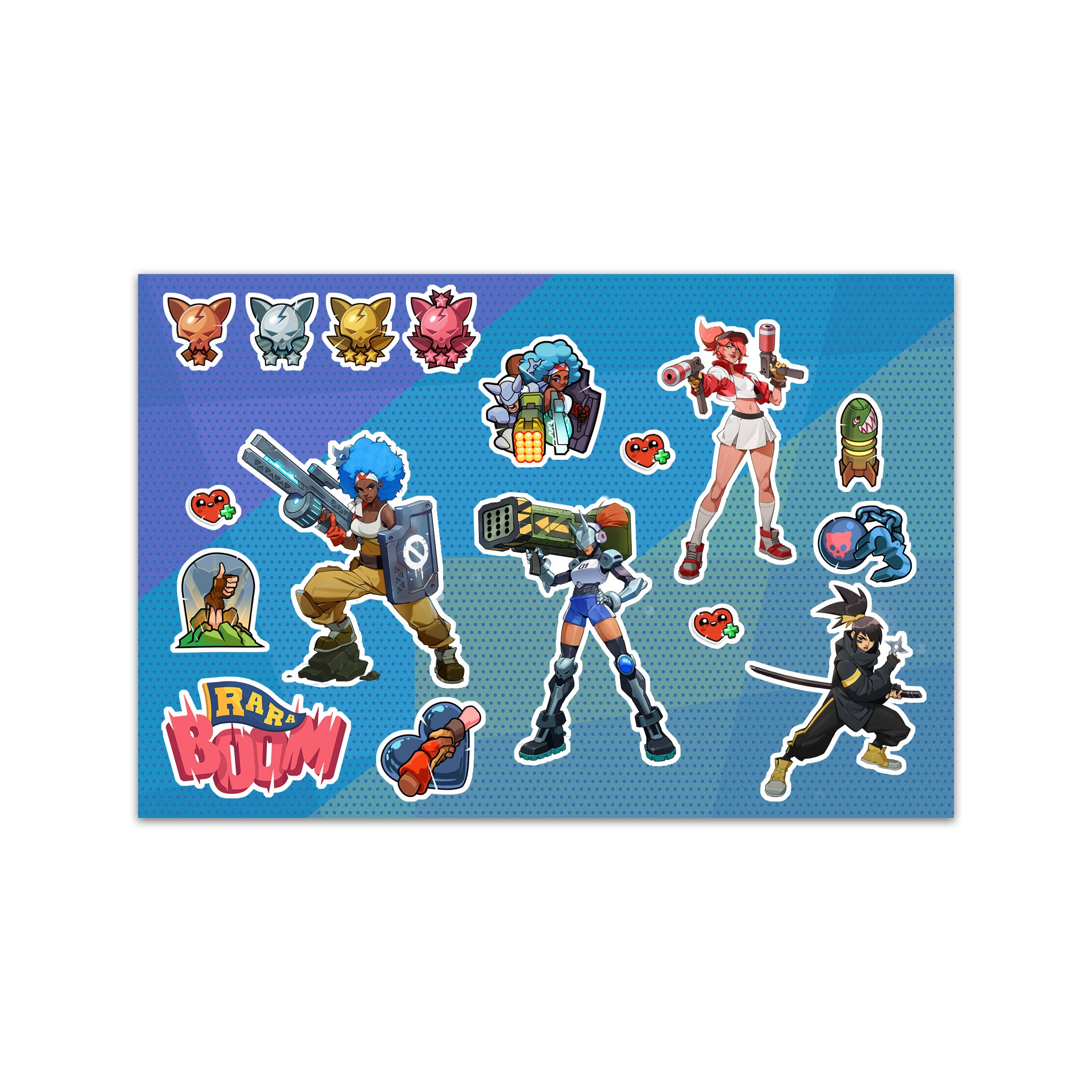 Ra Ra Boom Sticker Sheet